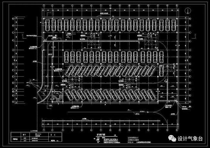 如何绘制停车场平面图的CAD设计 - BIM,Reivt中文网